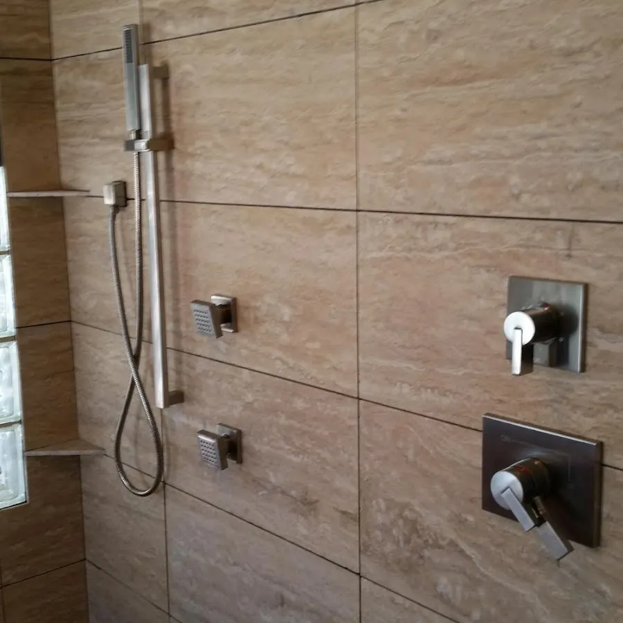 Shower fixture installation for Water Heater Replacement in Ada